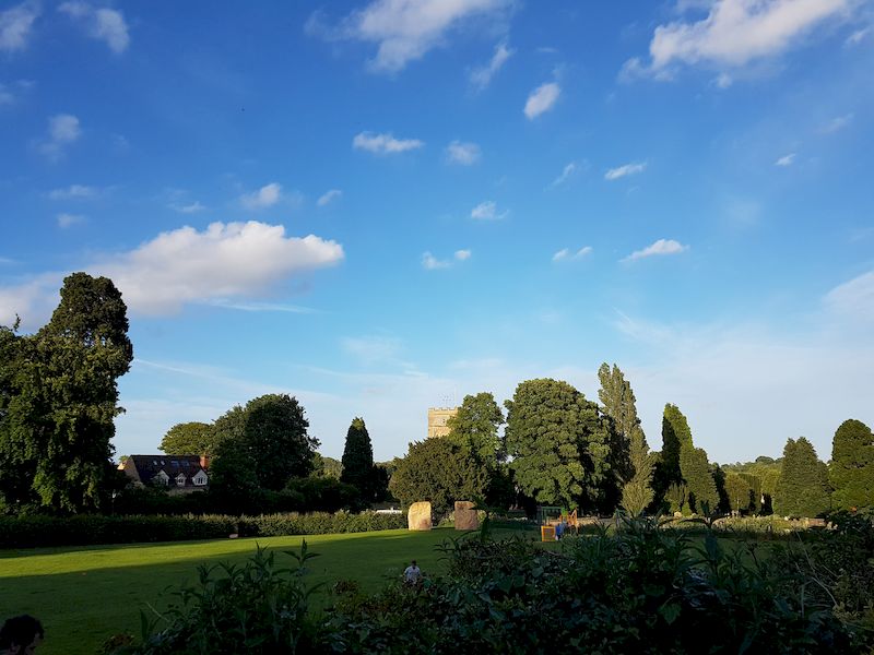 Big Blue Sky on an English Summer&nbsp;Evening
