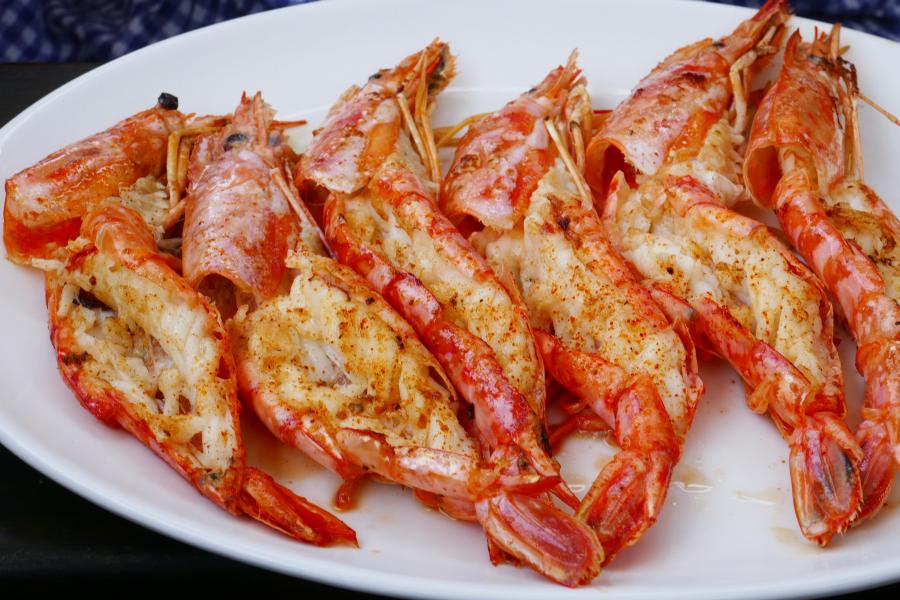 Prawn starter at Bientang's Cave.