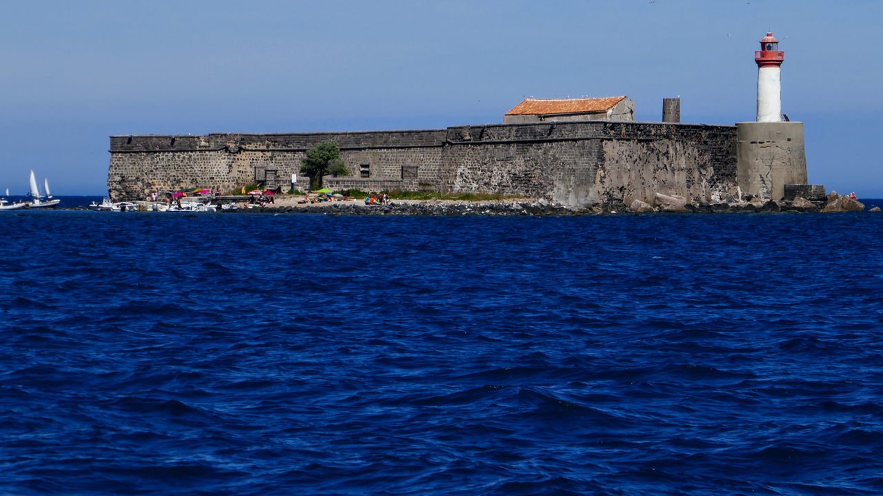 Fort de Brescu, off Capd' Agde, France