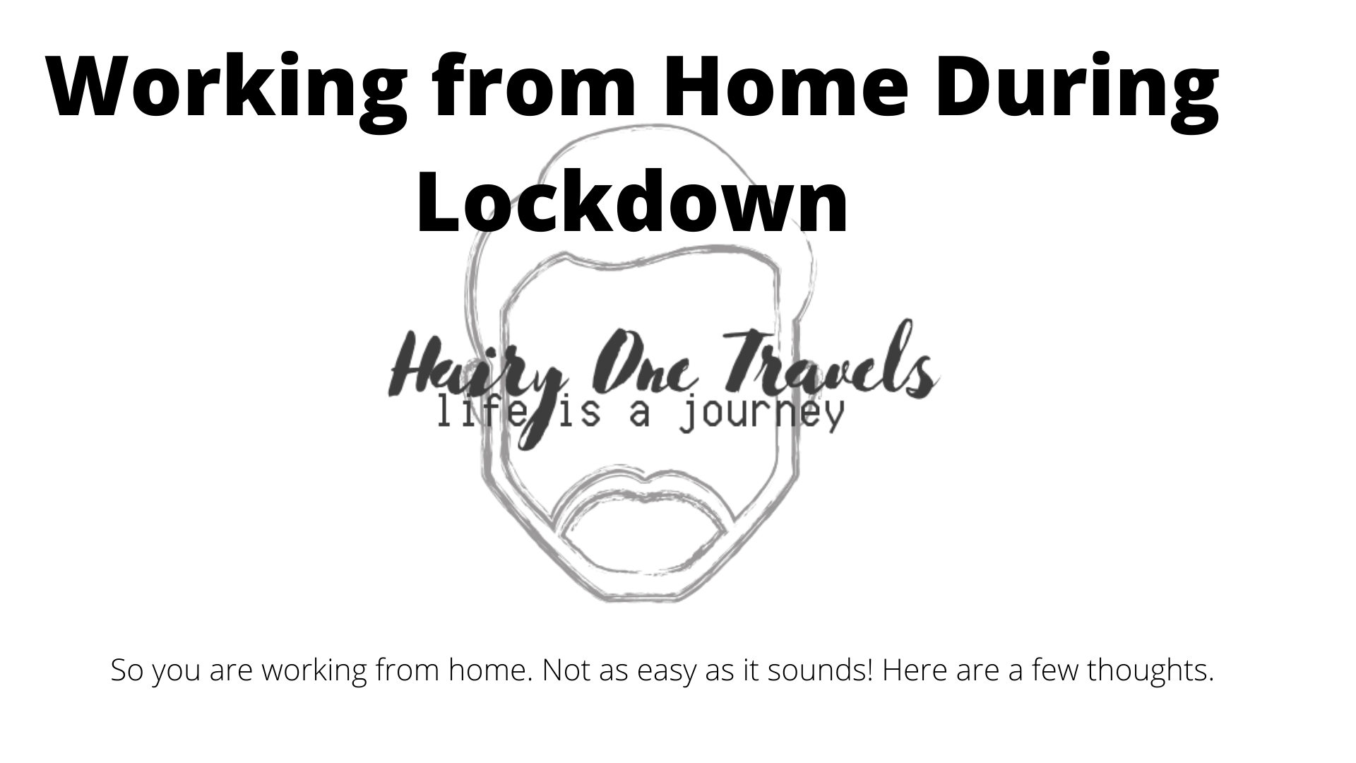 Some tips for the those who are working from home for the first time in the coronavirus lockdown.