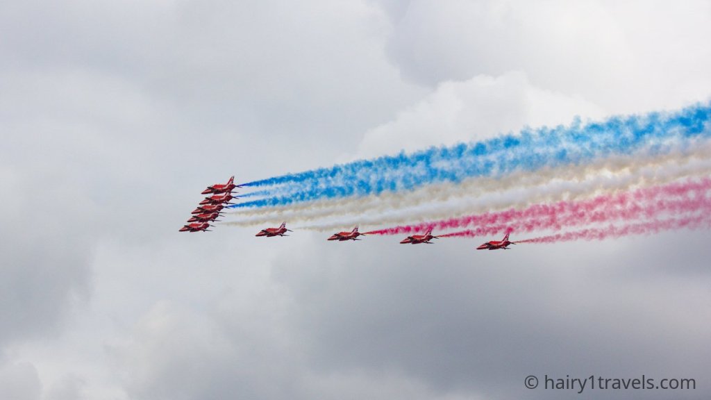 The Red Arrows at&nbsp;Silverstone