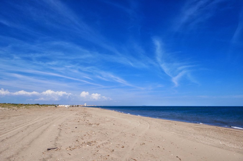 Big Blue Sky over Valras&nbsp;Plage