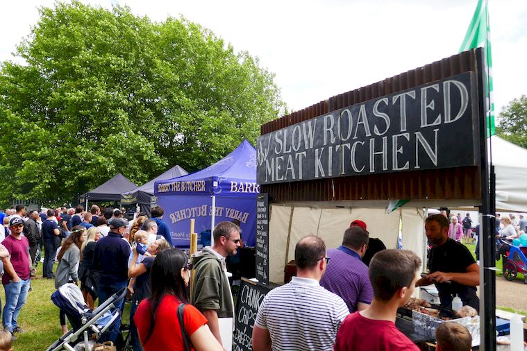 Great Food at the River Festival.