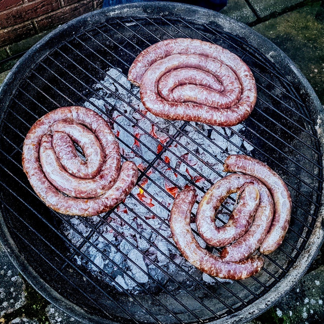 Boerewors on the braai