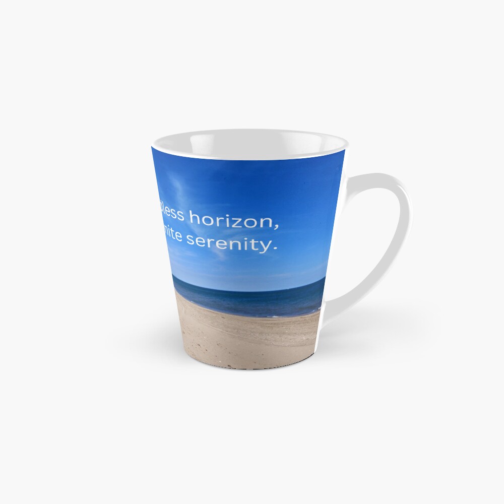 Endless horizon, infinite serenity tall coffe mug on Redbubble
